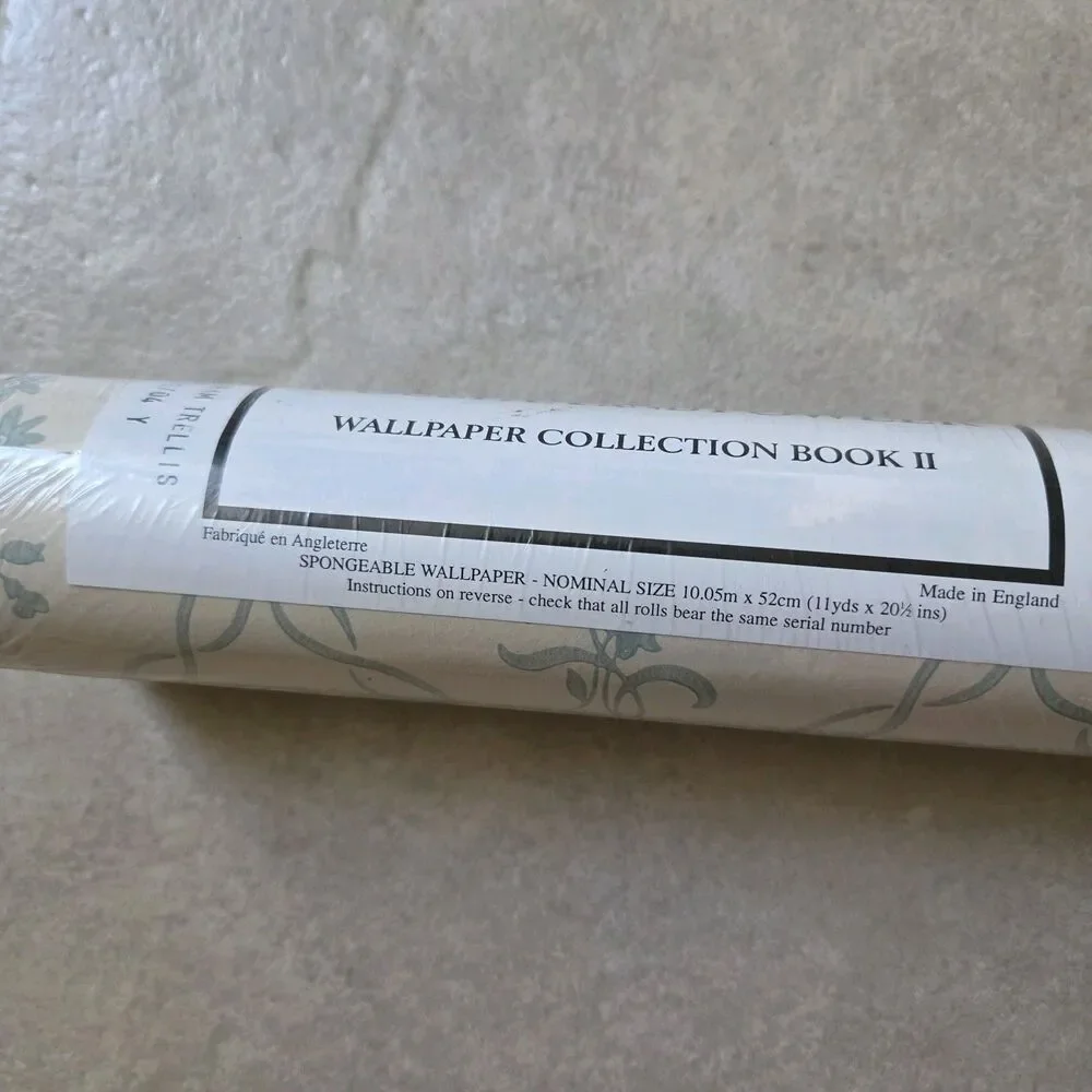 COLEFAX and FOWLER  WALLPAPER 1 ROLL  Saltram Trellis  20.5” x 11 Y Sealed New